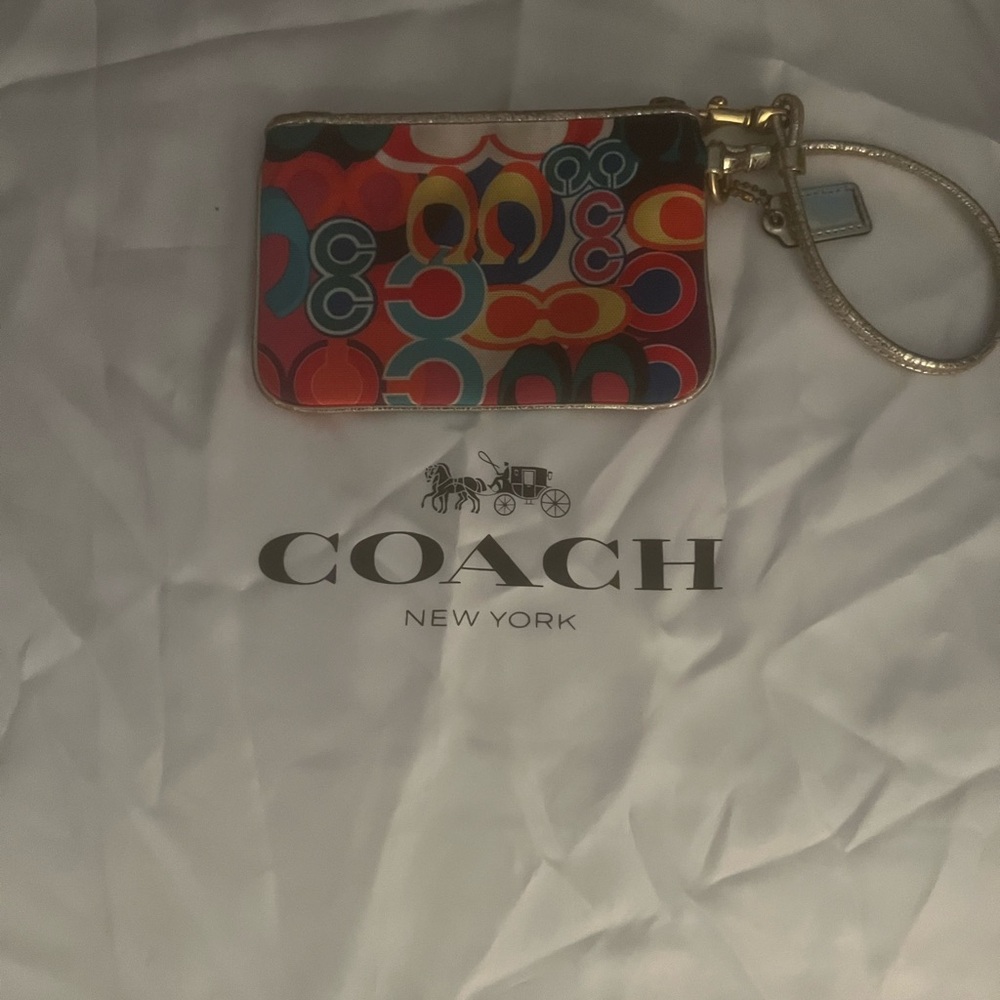 Coach Multicolor Wristlet